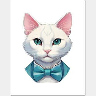 Fancy Cat with Bowtie no.4 Posters and Art